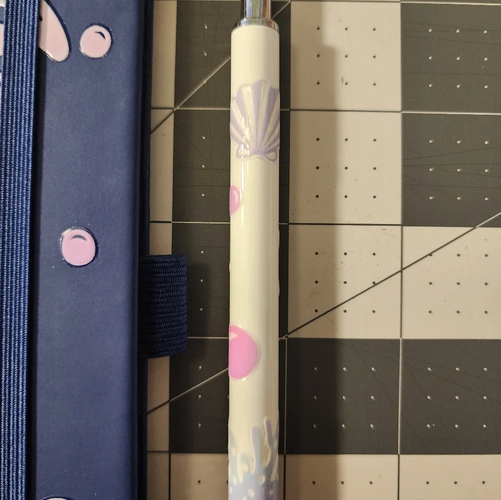 Mermaid Themed Blue Journal with Pen